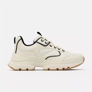 ZARA CONTRASTING DETAIL RUNNING SNEAKERS